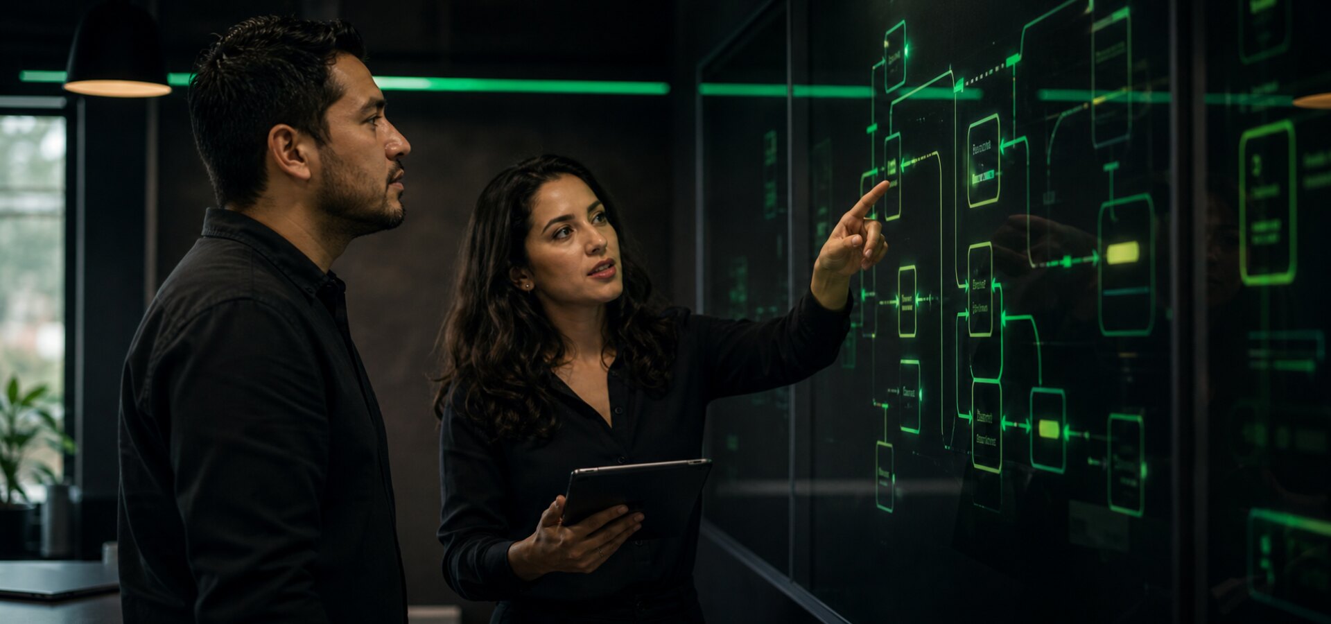 Equipo integrando procesos y tecnología